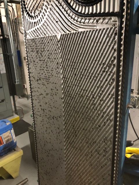 Before and After Heat Exchanger Cleaning